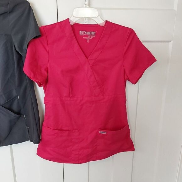 Two Scrub tops Both Sz XS Scrubstar & Grey's Anatomy - Picture 3 of 8